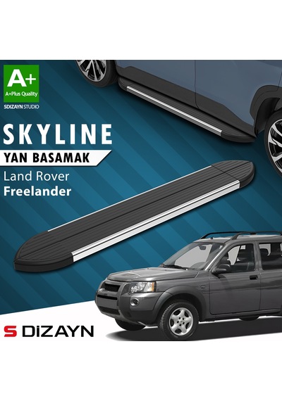 S-dizayn Land Rover Freelander Skyline Krom Yan Basamak 163 Cm 1998-2006 A+ Kalite