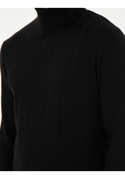 Pierre Cardin Erkek Siyah Kazak /triko 50296445-vr046 Siyah