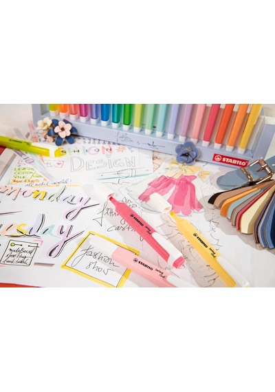 İşaretleme Kalemi - Swing Cool - 8 Neon, 10 Pastel Çok Renkli