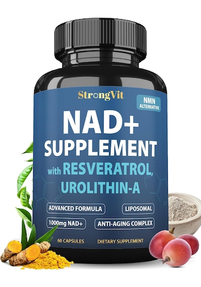 Strongvit Nad+ With Resveratrol Urolithin-a 60 Kapsül