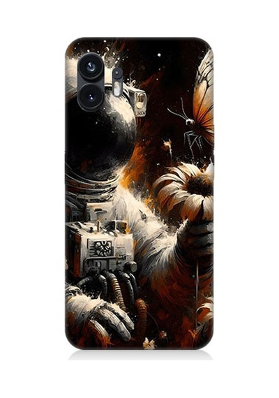 Nothing Phone 2 Uzay Astronotu Desenli Silikon Kılıf