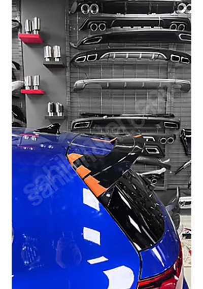 Golf 8 R Line Spoıler Plastik Parlak Siyah