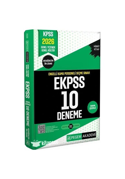 Pegem 2026 E-kpss Gy Gk 10 Deneme