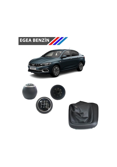 Fiat Egea Benzinli 6 Ileri Vites Topuzu Ve Vites Körügü Set 553521335