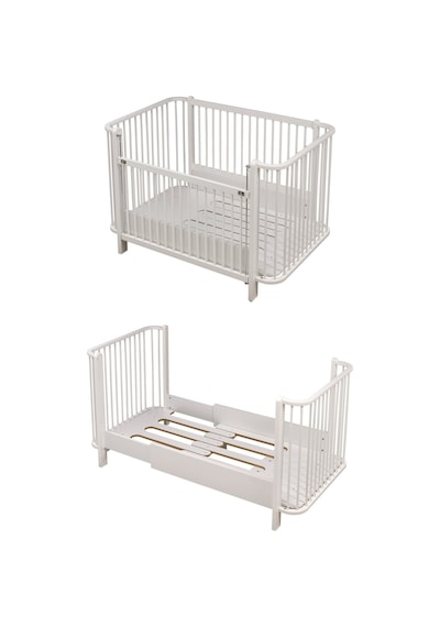 Meltem Kids Bambino Büyüyen Beşik 80x130 Cm 80x180 Cm Byz-pembe Beyaz