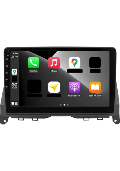 Mercedes C Serisi W204 Android Multimedya Sistemi 4-64 Cadence 2006-2011 +360 Kamera 9"