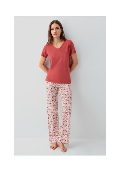 Pierre Cardin Kadın Bordo Pijama Takım Bordo/s