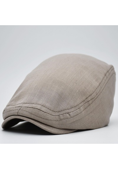 Şapkadan Erkek Kasket Keten Yazlık Flat Cap Şapka 45645dr57140