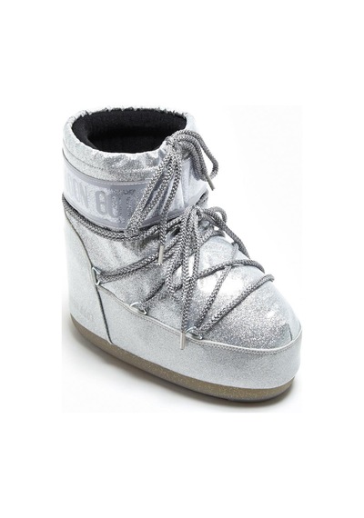 Moon Boot İcon Low Glitter Kadın Bot-1409440 Gümüş