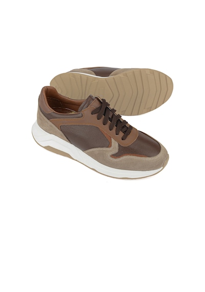 Ziya Erkek Hakiki Deri Günlük Sneaker 161983zf4 Kahve 161983zf4 300 40