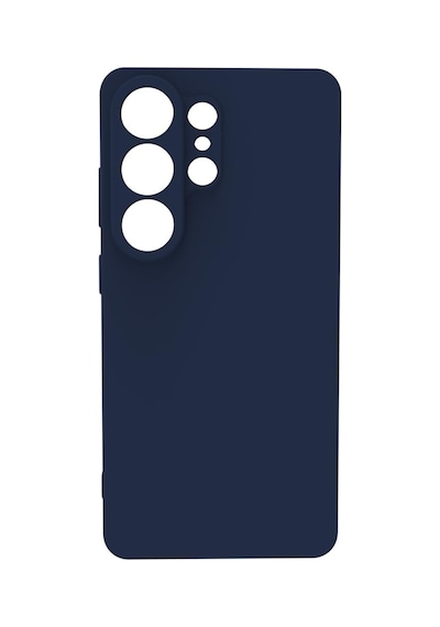 Samsung Galaxy Uyumlu S26 Ultra Kılıf Kamera Korumalı Silikon Rubber Arka Kapak Lacivert