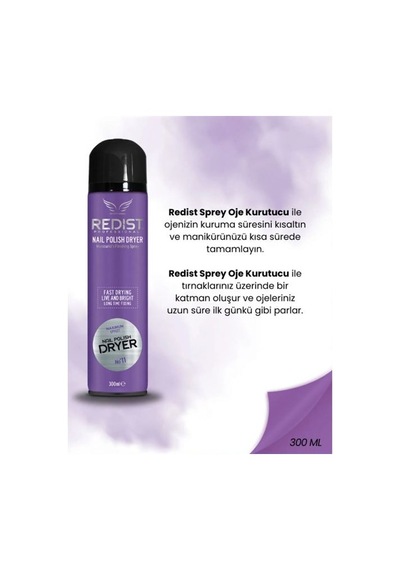Redist Oje Kurutucu 300ml.