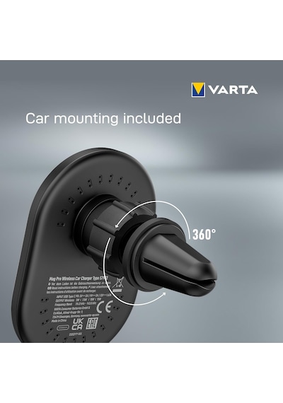 Varta Mag Pro Wireless Car Charger