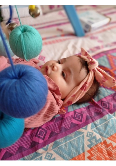 Montessori Gobbi Mobil Doğal 5li Renk Tonlu Dönence Bebek Oyuncağ
