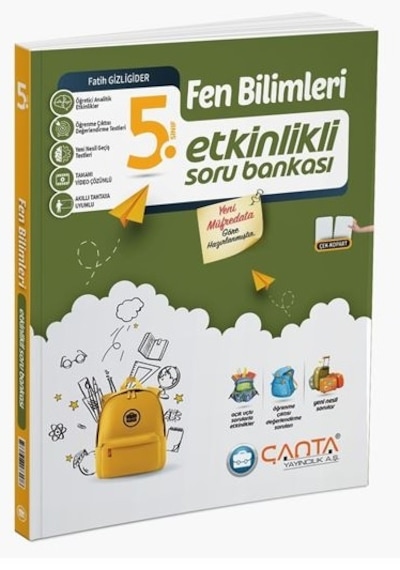Çanta 2025 5. Sınıf Fen Bilimleri Etkinlikli Kazanım Soru Bankası