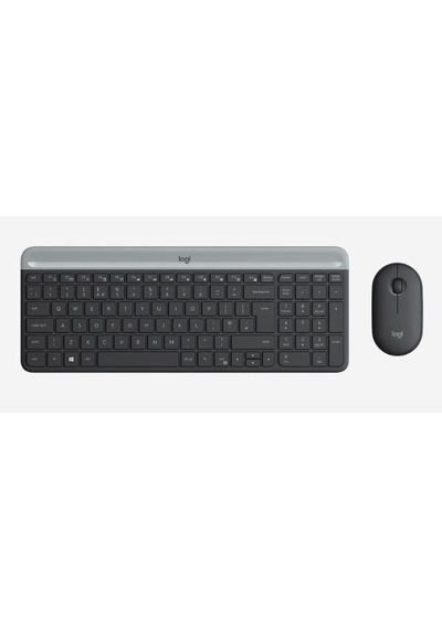 Ontech - Logıtech Mk470 Q Tr İnce Kablosuz Klavye Mouse Set Siyah 920-009435 Diğer