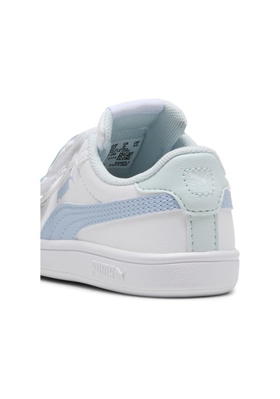 Puma Smash 3.0 Badges V Inf 397287-09 Ortopedik Bebek Çocuk Spor Ayakkabı Beyaz