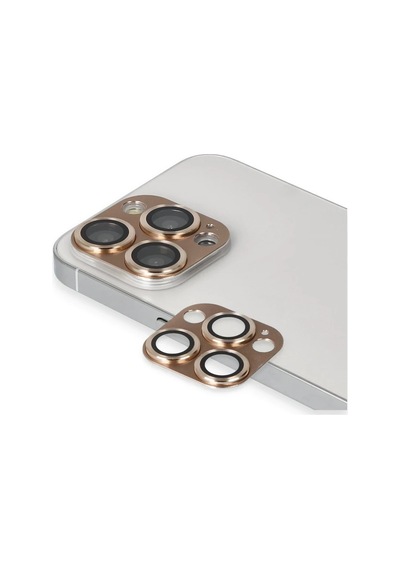 Apple İphone 13 Pro Max Pers Alüminyum Kamera Lens - Gold Belirtilmemiş