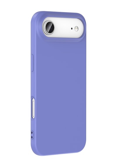 Adige Apple Uyumlu iPhone 17 Air Kılıf Mara Lansman Soft Silikon İçi Kadife Lila