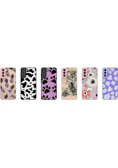 Galaxy S21 Fe Uyumlu Desenli Kamera Korumalı Parlak Tuva Nora Kılıf-no1