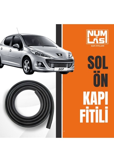 Peugeot 207 Sol Ön Kapı Fitili-a Kalite-numlas-nm3671