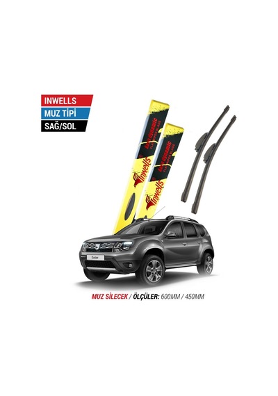 Dacia Duster İnwells Muz Silecek Takımı 2015-2016