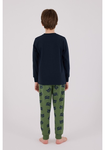 Rolypoly Erkek Çocuk Lacivert Pijama Takımı 5274-48643 Lacivert