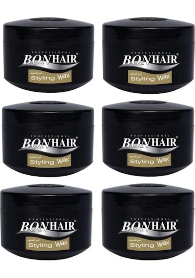 Bonhair Profesyonel Styling Wax 6 x 140 ML