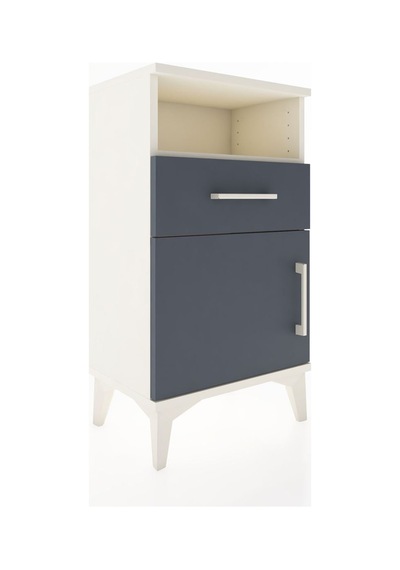 Arges Komodin 2 Raflı Tek Çekmeceli Tek Kapaklı 44x30x80 Ayta... Aytaşı