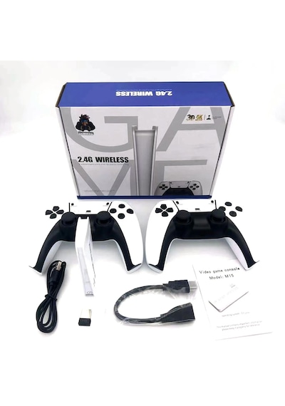 Beemen M15 PS5 Tasarım Çift Kollu Retro Klasik Stick Oyun Konsolu