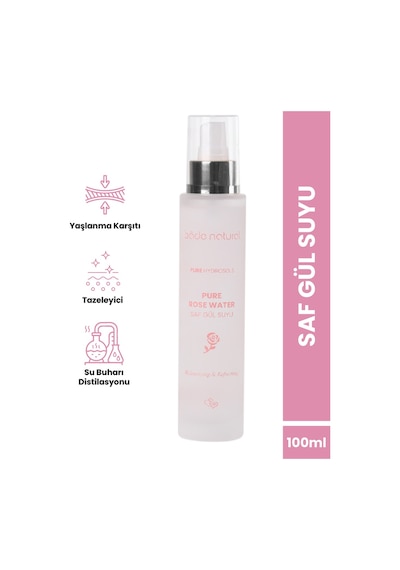 Bade Natural Gözenek Sıkılaştırıcı ve Doğal Gül Suyu Tonik 100 ML