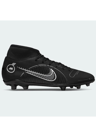 Nike Mercurial Superfly 8 Club Fg / Mg Soccer Shoes Çoraplı Krampon Siyah Siyah