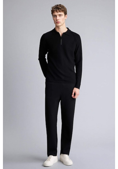 Defacto Relax Fit Beli Bağcıklı Jogger Pantolon G6409ax25wnbk81 Siyah-bk81