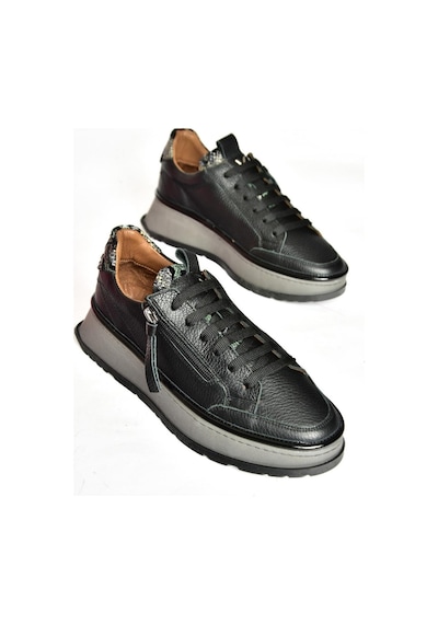 Fox Shoesp555306603 Siyah Hakiki Deri Spor Ayakkabı Sneakers Siyah