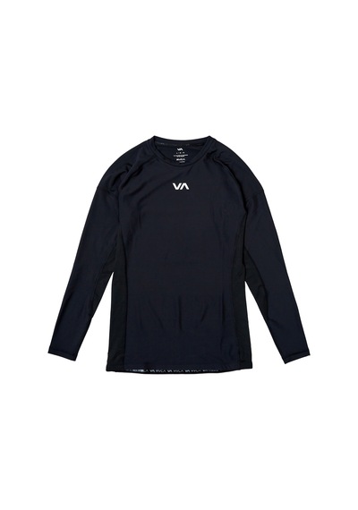 Rvca Rvca Compression Ls Erkek Siyah Koşu Tişört Blk