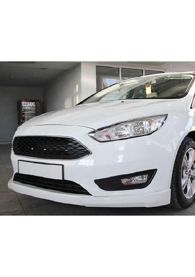 Ford Focus 3.5 2015-2018 Uyumlu Boyasız Mat Siyah Ön Ek Plastik