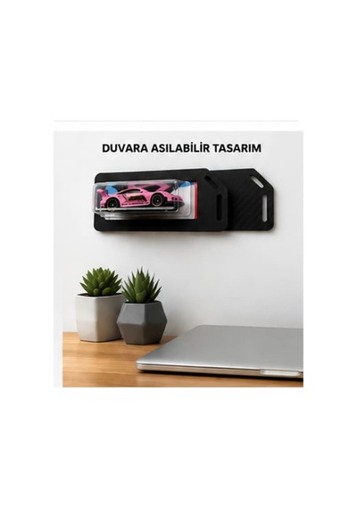Mini Araba Sergileme Kılıfı 1:64 Ölçek Siyah