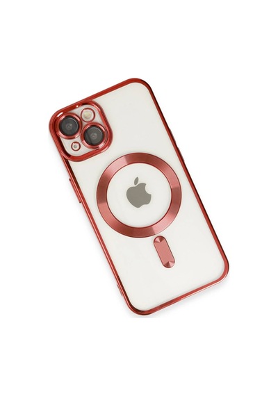 Apple İphone 14 Kılıf Kross Magneticsafe Kapak - Kırmızı Çok Renkli