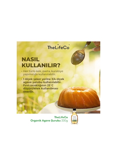 The LifeCo Organik Agave Şurubu 330 G