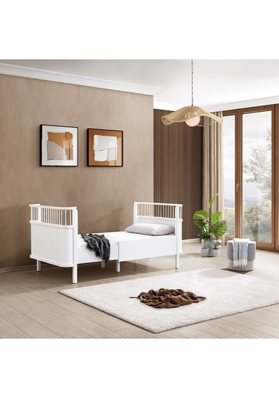 Mdf Beşik, Trend Büyüyen Beşik - 1 Adet Comfort Yatak 90x130 Çok Renkli