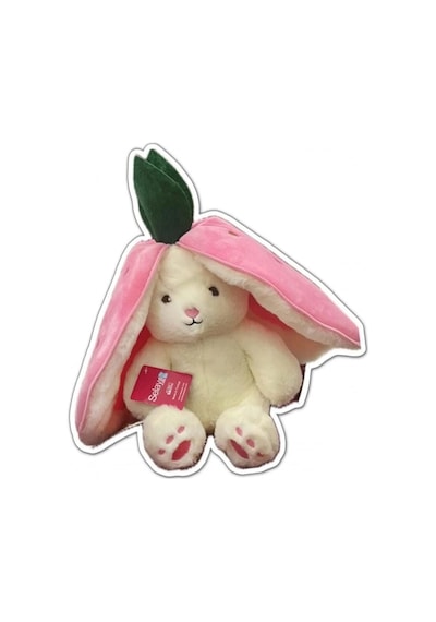 Bay Berry Rabbit Peluş Oyun Arkadaşı 25 Cm Ekru Renk Yumuşak Tüylü Bebek Hediyelik Bx-313304 Najmaddin