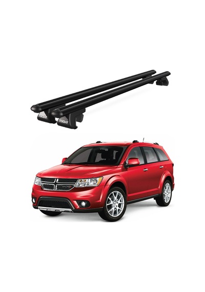 Venüs Dodge Journey 2012-2020 Uyumlu Siyah Ara Atkı Port Bagaj Tavan Barı