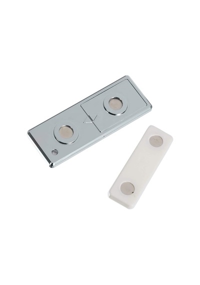 Kejea T-519S Gümüş Mıknatıslı İsimlik 25Ad.70X25Mm