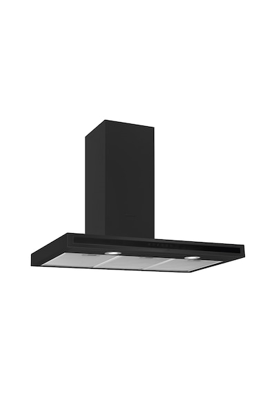 Silverline 3173 Quadro Duvar Tipi 90 CM Davlumbaz Siyah