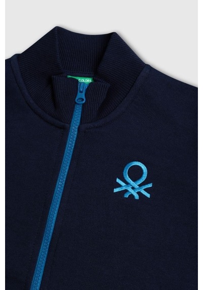United Colors Of Benetton Erkek Çocuk Bnt-b23351 Sweatshirt Lacivert-1901 Lacivert