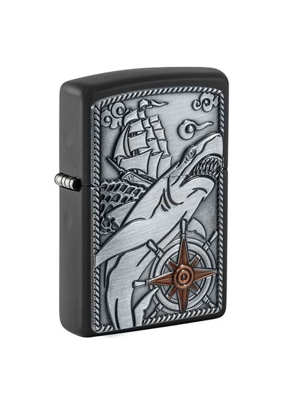Zippo Çakmak 48120 Shark Ship Emblem