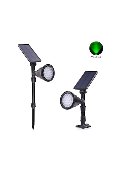 Forlife 30watt Fonksiyonel Solar Çim/bahçe Aydınlatma Armatürü Yeşil Işık