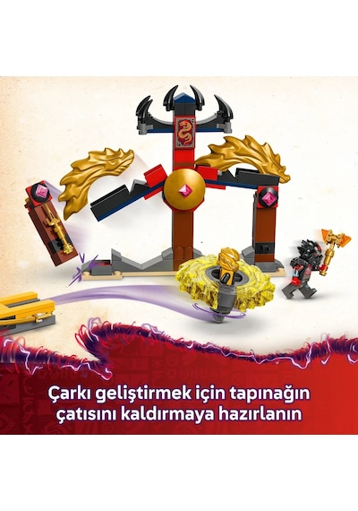 LEGO® NINJAGO® Ejderha Spinjitzu Savaş Paketi 71826 - 6 Yaş ve Üzeri Çocuklar için 2 Ninja Minifigürü İçeren Oyuncak Yapım Seti (186P)