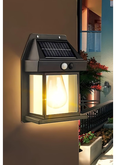 2026 Model Yeni Suya Dayanıklı Harekete Duyarlı Güneş Enerjili Solar Led Dış Mekan Bahçe Lambası 1 &