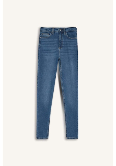 Defacto Skinny Fit Yüksek Bel Bilek Boy Jean Pantolon F2963ax25wnnm28 Mavi